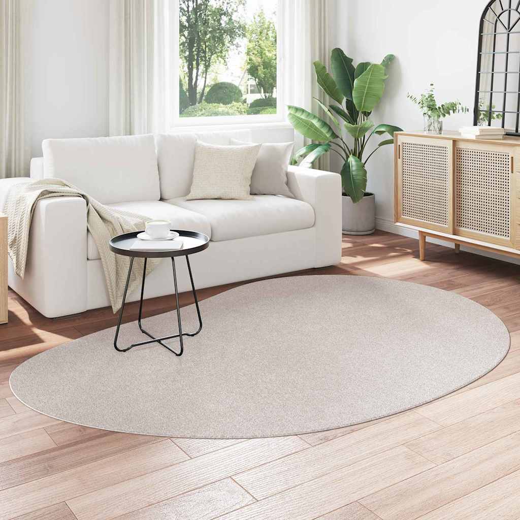 Vidaxl tapijt huarte zand 160 x 230 cm polyester