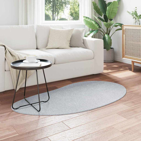 Vidaxl tapijt huarte grijs 80 x 150 cm polyester