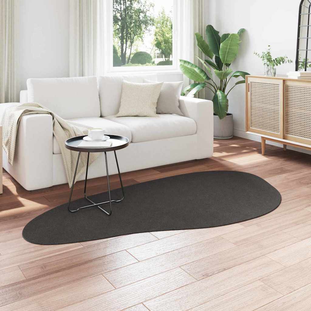 Vidaxl tapijt huarte antraciet 100 x 200 cm polyester