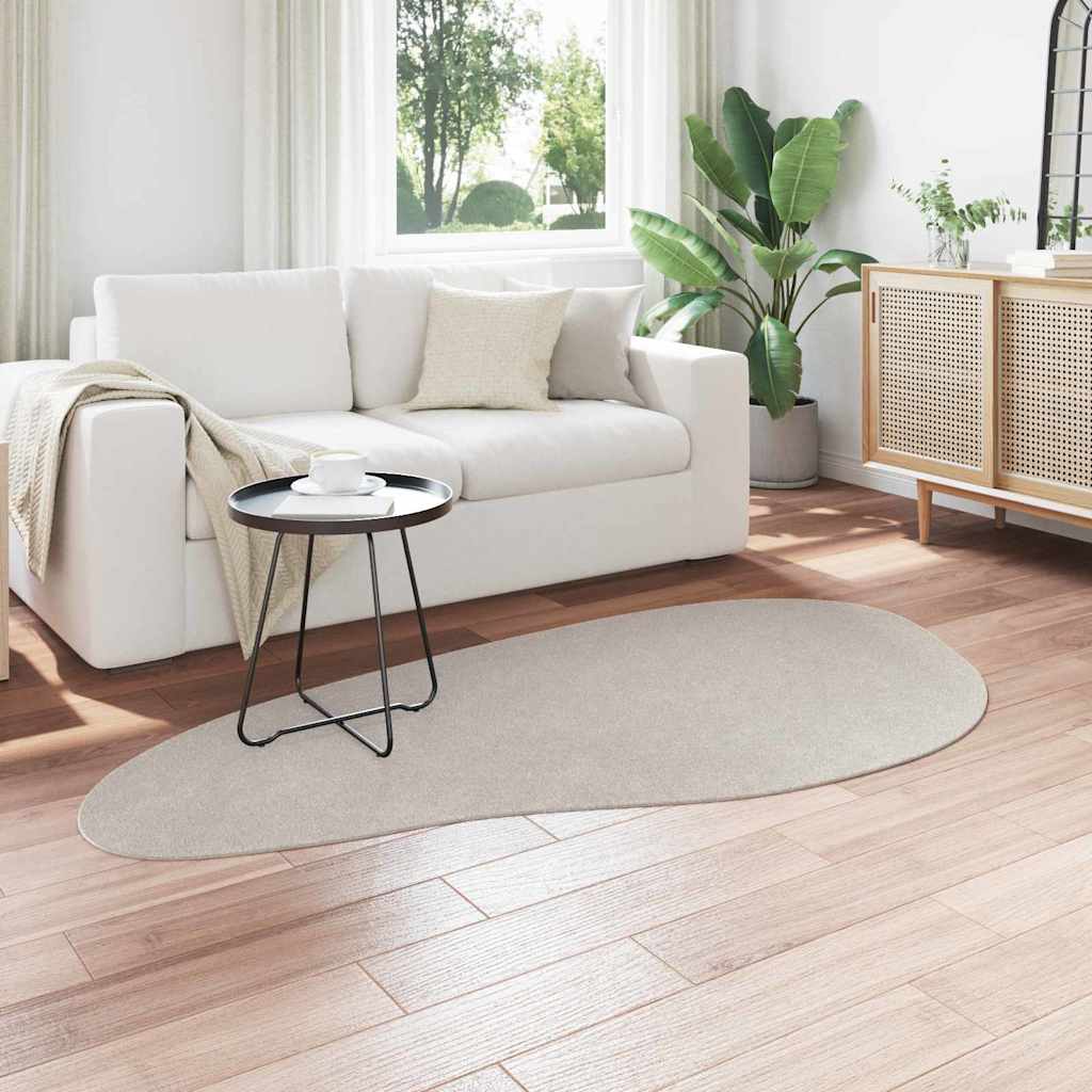 Vidaxl vloerkleden huarte zand 100 x 200 cm polyester