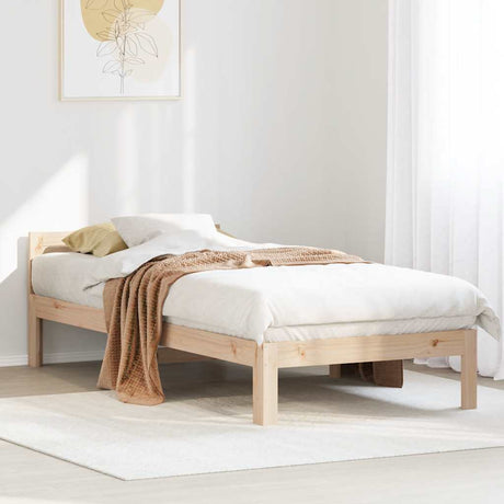Vidaxl bedframe zonder matras massief grenenhout 90x200 cm