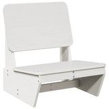 Vidaxl tuinstoel 60x64x70,5 cm massief grenenhout wit