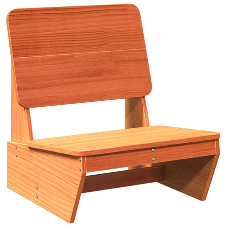Vidaxl tuinstoel 60x64x70,5 cm massief grenenhout wasbruin