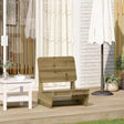 Vidaxl tuinstoel 60x64x70,5 cm geïmpregneerd grenenhout
