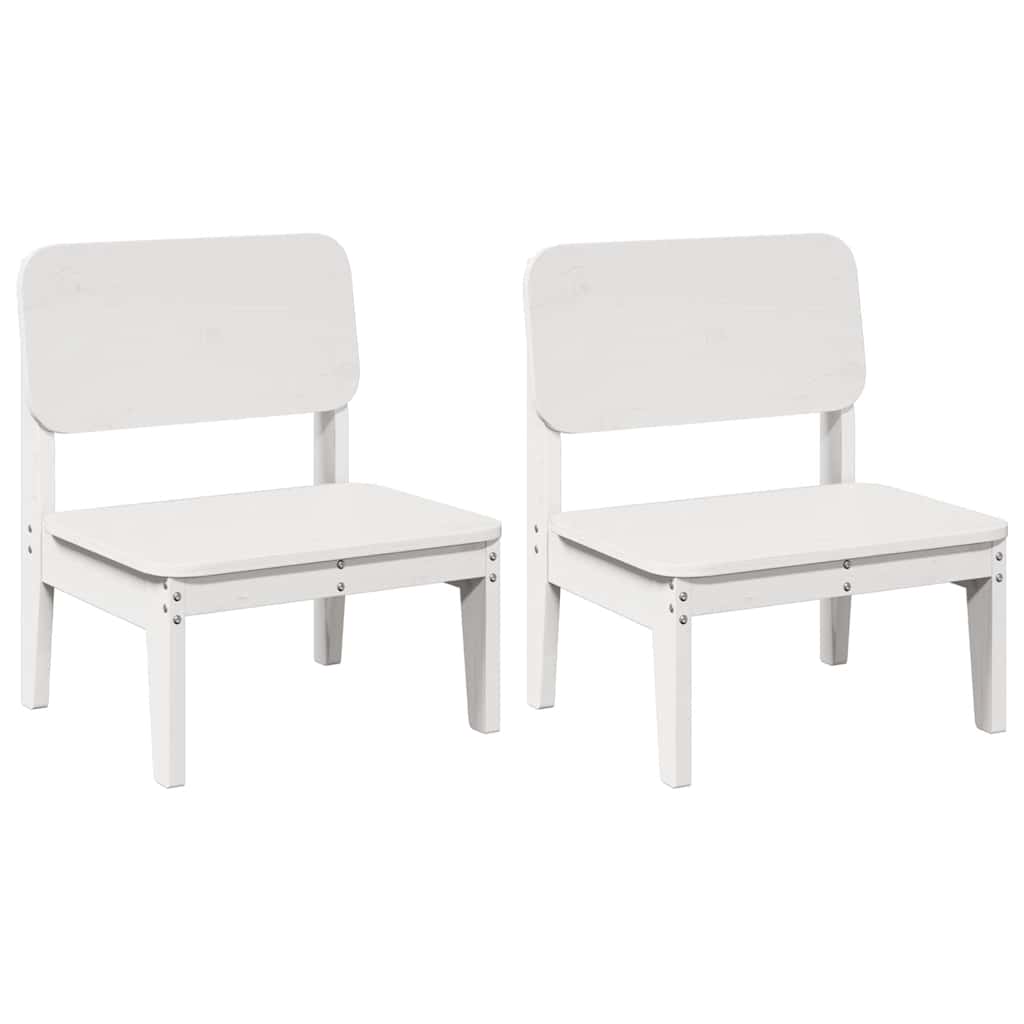 Vidaxl tuinstoelen 2 st 60x52,5x72 cm massief grenenhout wit