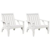 Vidaxl tuinstoelen adirondack 2 st 75x77x77 cm massief grenenhout wit