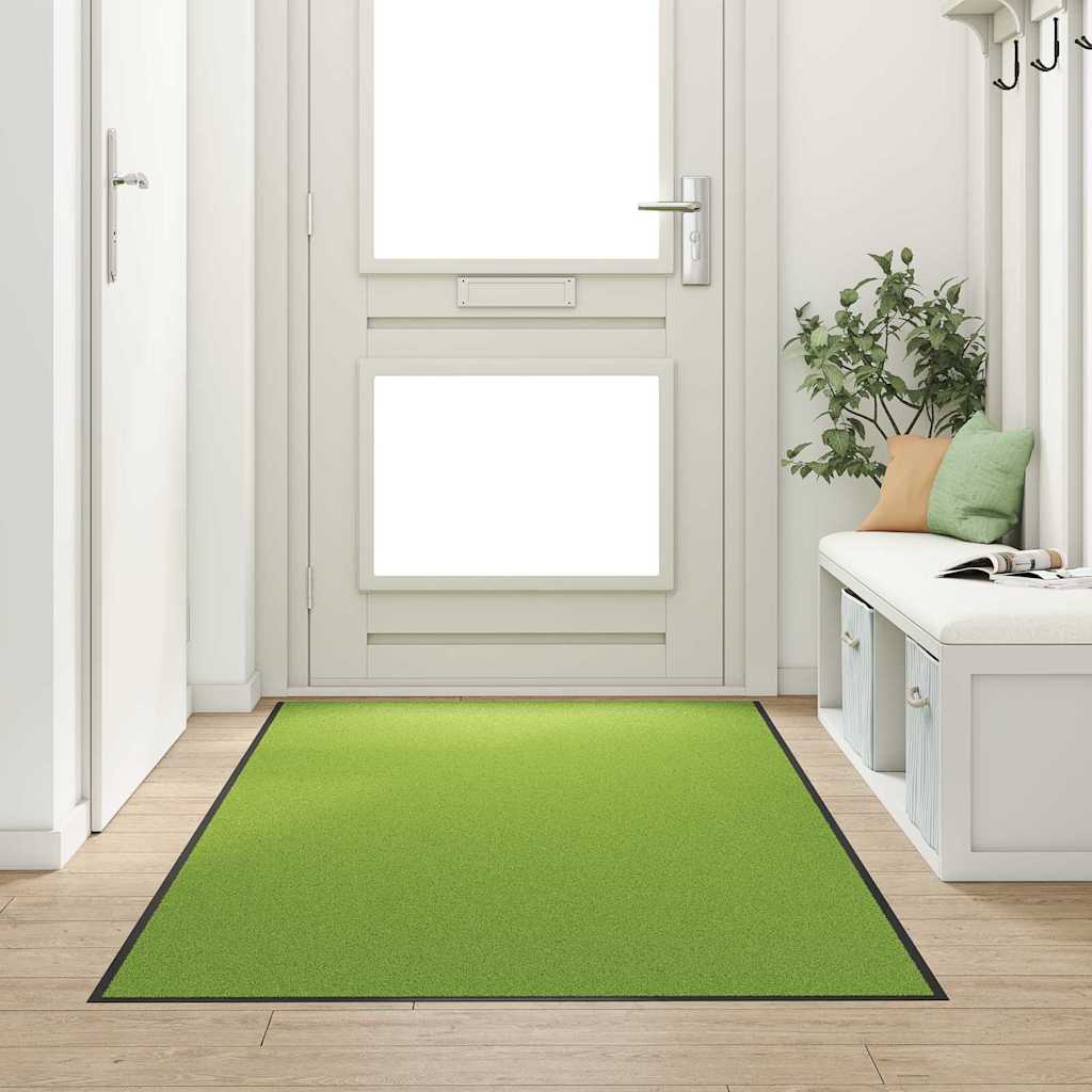 Vidaxl deurmat anders groen en zwart 120 x 250 cm polyamide en pvc