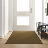 Vidaxl deurmat anders bruin en zwart 120 x 250 cm polyamide en pvc