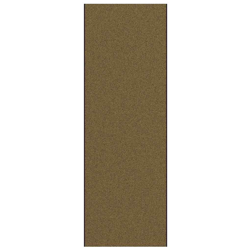 Vidaxl deurmat anders bruin en zwart 120 x 350 cm polyamide en pvc