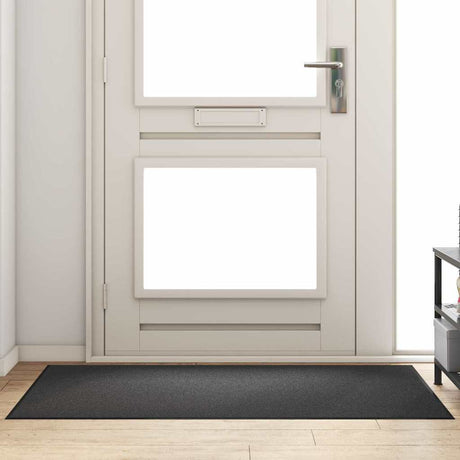 Vidaxl deurmat antraciet en zwart 90 x 150 cm 100% polyamide