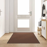 Vidaxl deurmat bruin en zwart 120 x 300 cm polypropyleen en vinyl