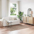 Vidaxl antislip shaggy tapijt bruin 140 x 200 cm pp