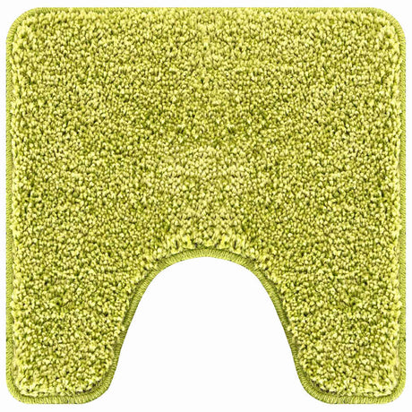 Vidaxl antislip badmat met toilet cut groen 50 x 50 cm pp