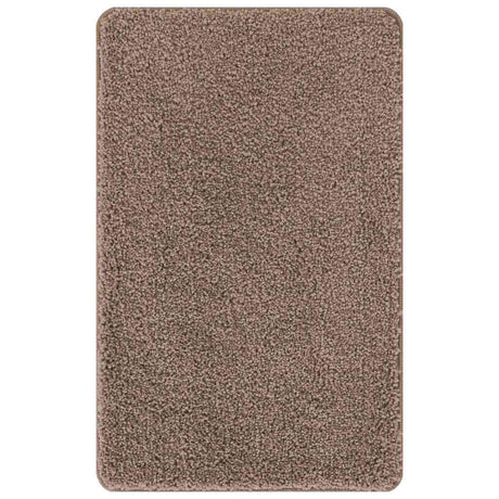 Vidaxl antislip badmat bruin 50 x 80 cm pp