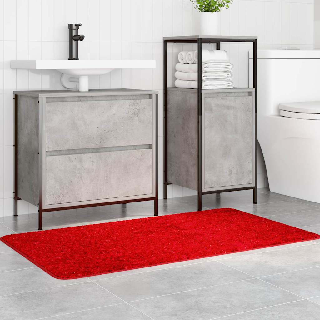 Vidaxl antislip badmat rood 70 x 120 cm pp