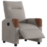 Vidaxl fauteuil verstelbaar elektrisch stof taupe