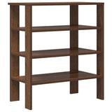 VidaXL shoe rack 61x32x70 cm processed wood brown oak color