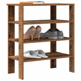 VidaXL shoe rack 61x32x70 cm processed wood old wood colored