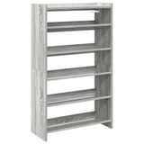 Vidaxl Schong Rack 60x25x100 cm veraarbechte Holz Grey Sonome Oakfaarf