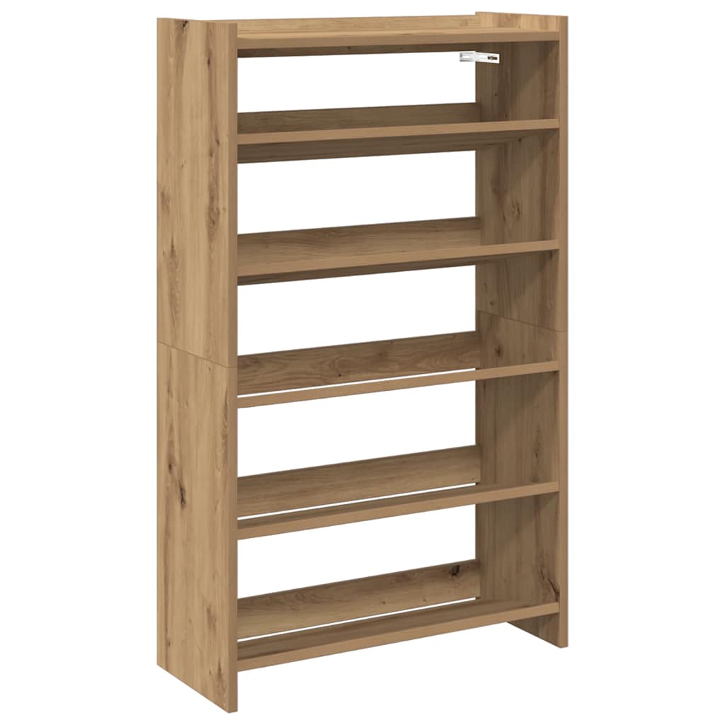 VidaXL shoe rack 60x25x100 cm processed wood artisan oak color