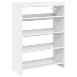 VidaXL shoe rack 60x25x81 cm processed wood white