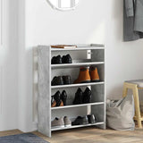 Rack de chaussures Vidaxl 60x25x81 cm Prix en béton en bois transformé