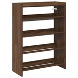 VidaXL shoe rack 60x25x81 cm processed wood brown oak color