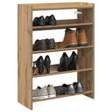 VIDAXL -Schuhregal 60x25x81 cm verarbeitete Holzhandwerksanlage Farbe