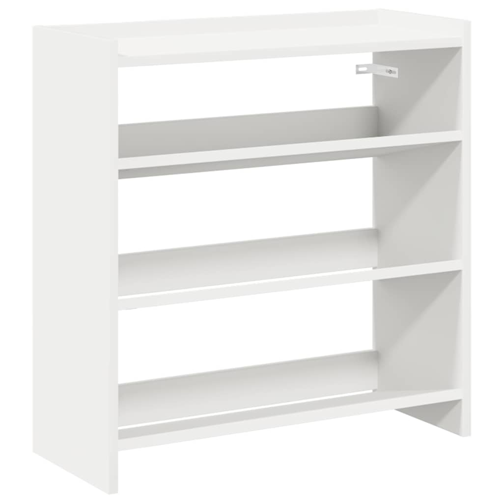 VidaXL shoe rack 60x25x62 cm processed wood white