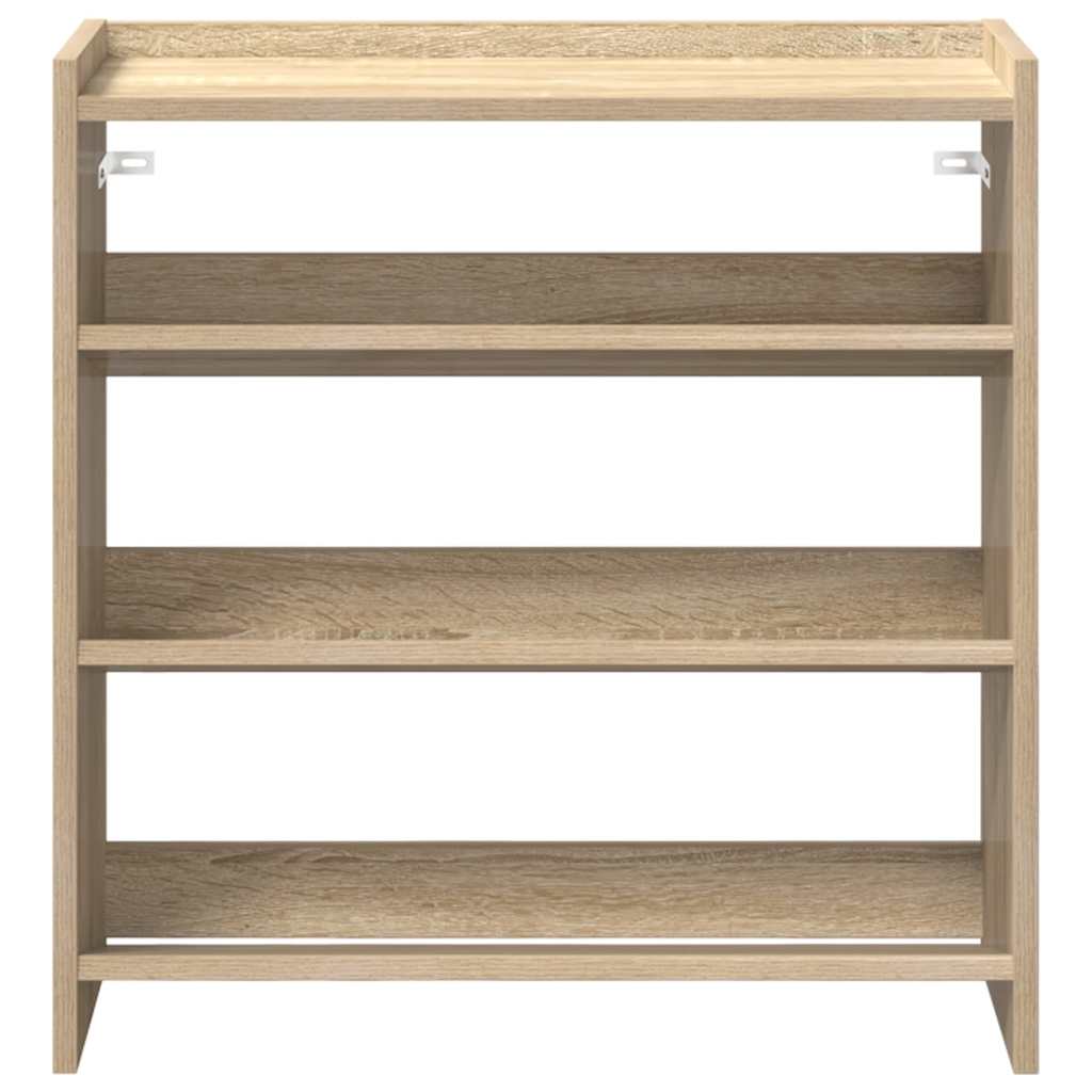 Vidaxl Shoe Rack 60x25x62 cm de madera procesada Sonoma Oak Colored