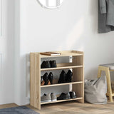 Vidaxl Shoe Rack 60x25x62 cm de madera procesada Sonoma Oak Colored