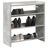 Vidaxl Shoe Rack 60x25x62 cm Behandlet tre betongpris