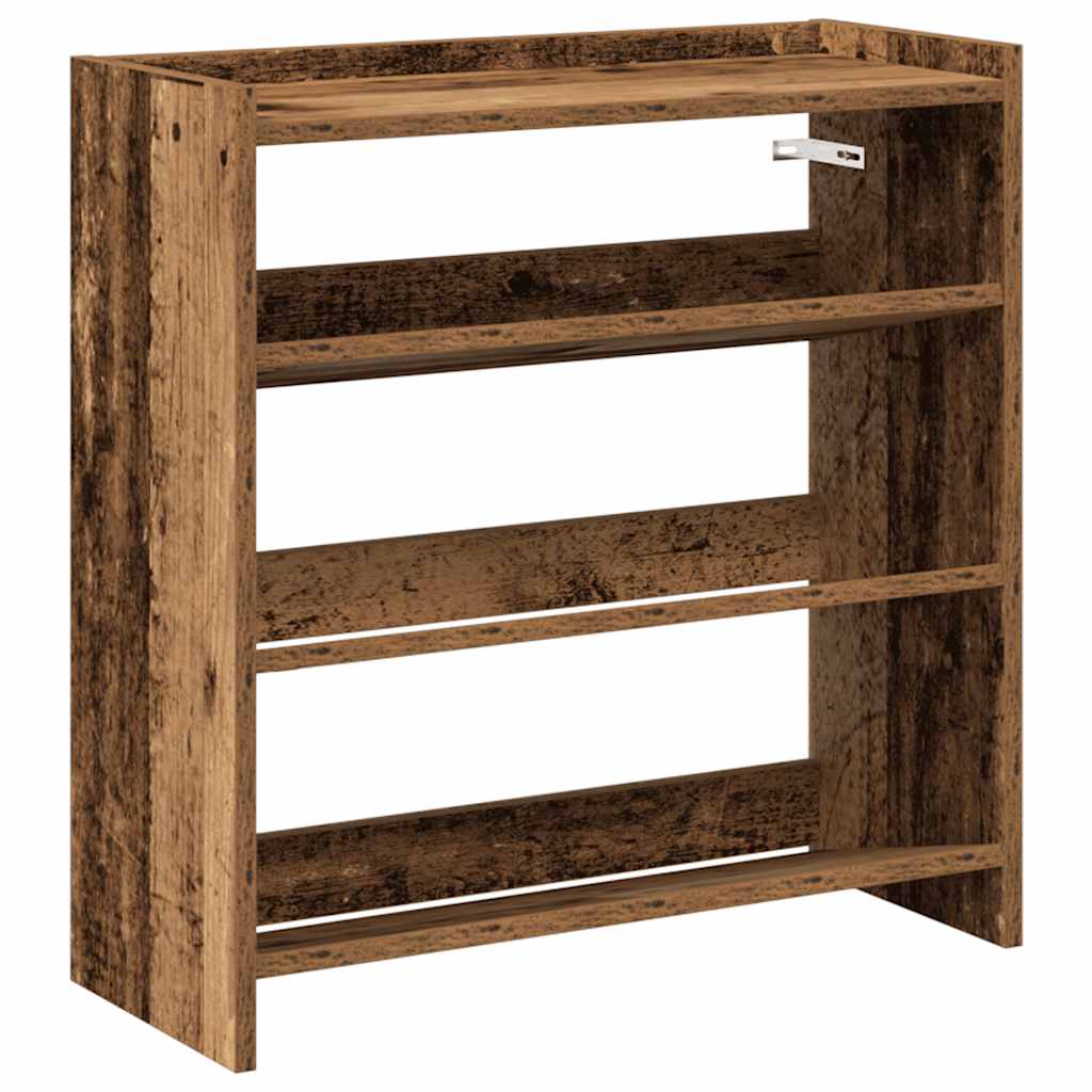 VidaXL shoe rack 60x25x62 cm processed wood old wood colored