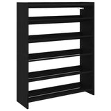 VidaXL shoe rack 80x25x100 cm processed wood black