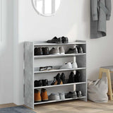 Vidaxl Shoe Rack 80x25x81 cm behandlet træbetonpris