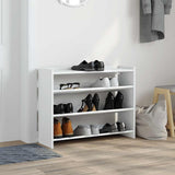 VidaXL shoe rack 80x25x62 cm processed wood white