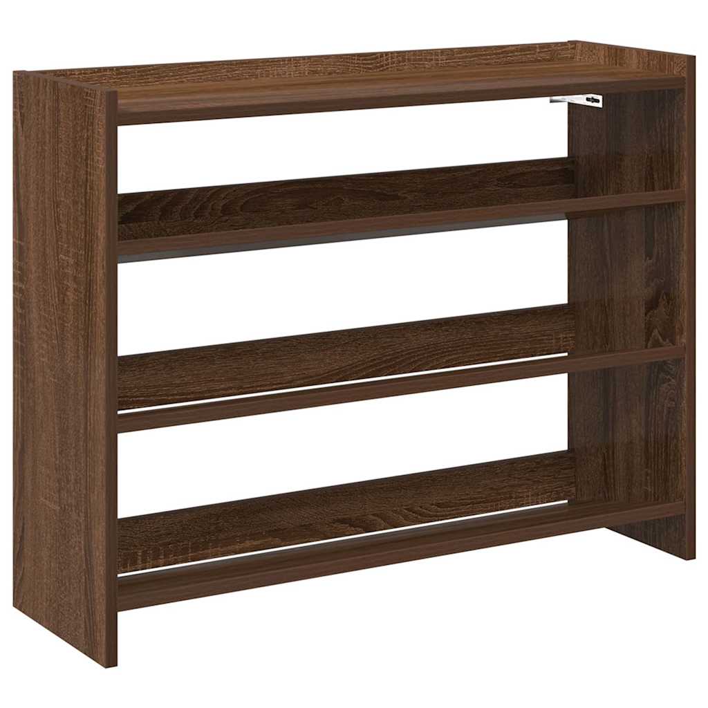 VidaXL shoe rack 80x25x62 cm processed wood brown oak color