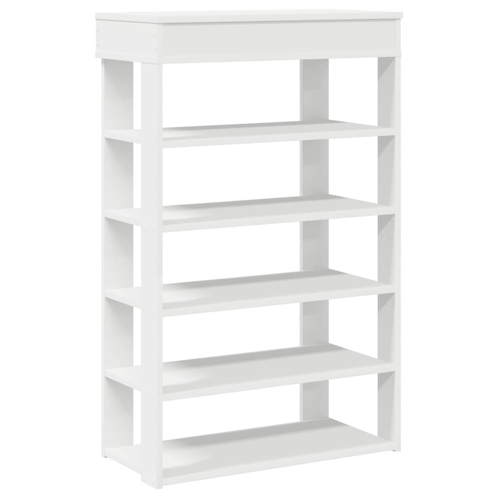 VidaXL shoe rack 60x30x98 cm processed wood white