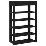 VidaXL shoe rack 60x30x98 cm processed wood black