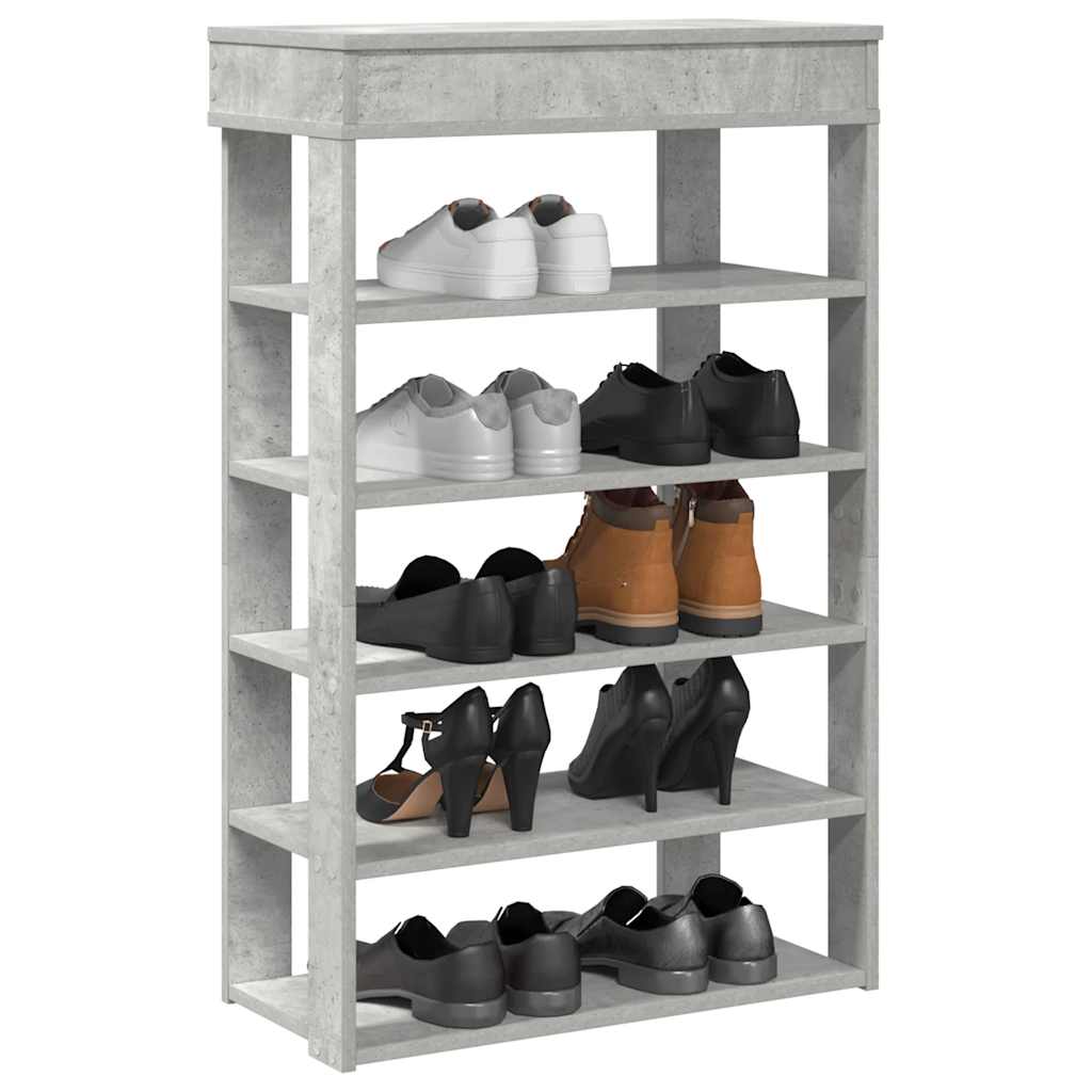 Rack à chaussures Vidaxl 60x30x98 cm Prix en béton en bois édité