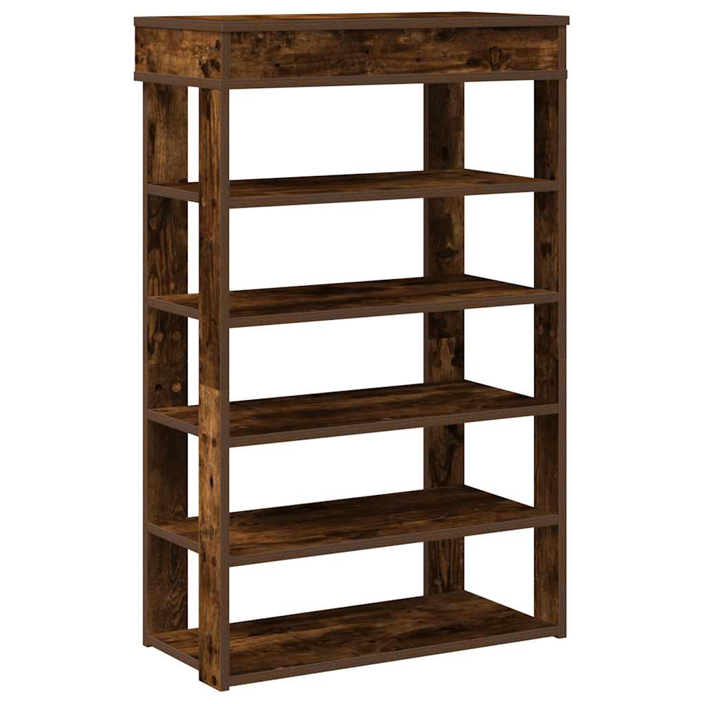 Vidaxl Schong Rack 60x30X98 CM verschafft Holz gefëmmt OK faarweg