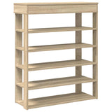 VidaXL shoe rack 80x30x98 cm processed wood Sonoma oak colored