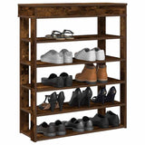 Vidaxl Shoe Rack 80x30x98 cm Behandlet tre røkt eik farget