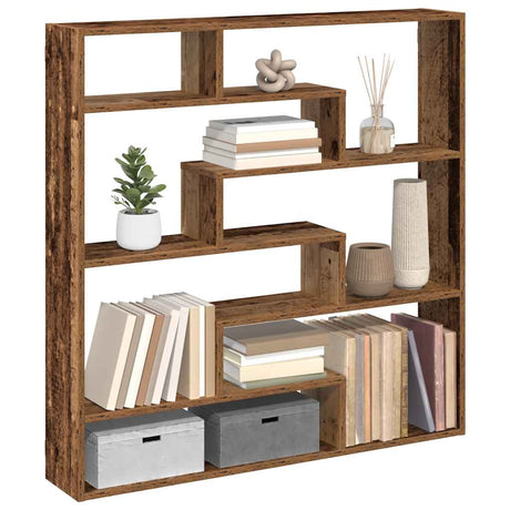 Vidaxl wandschap kubus 7 vakken bewerkt hout oud houtkleurig