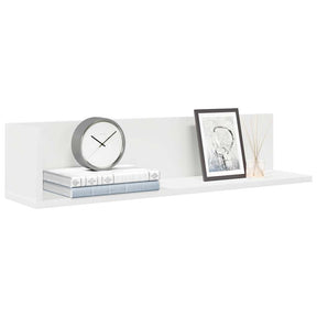 Vidaxl wandschappen 2 st 75x16,5x16,5 cm bewerkt hout wit