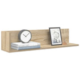 Vidaxl wandschappen 2 st 75x16,5x16,5cm bewerkt hout sonoma eikenkleur