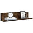 Vidaxl wandschappen 2 st 75x16,5x16,5 cm bewerkt hout gerookt eiken