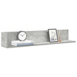 Vidaxl wandschappen 2 st 100x16,5x16,5 cm spaanplaat betongrijs