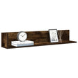 Vidaxl wandschappen 2 st 100x16,5x16,5 cm bewerkt hout gerookt eiken