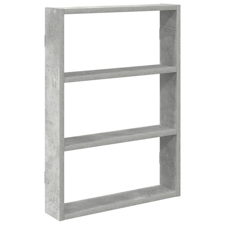Vidaxl wandschap 43x9x60 cm bewerkt hout betongrijs